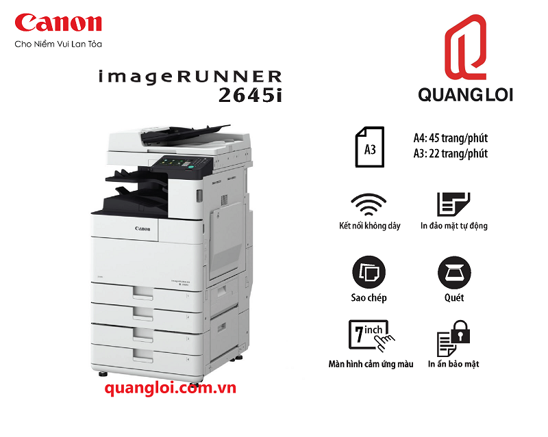 Máy photocopy Canon iR 2645i (New 2021)