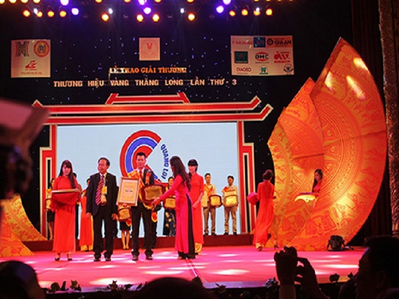 Công ty Quảng Lợi vinh dự nhận giải thưởng “Thương hiệu Vàng Thăng Long”
